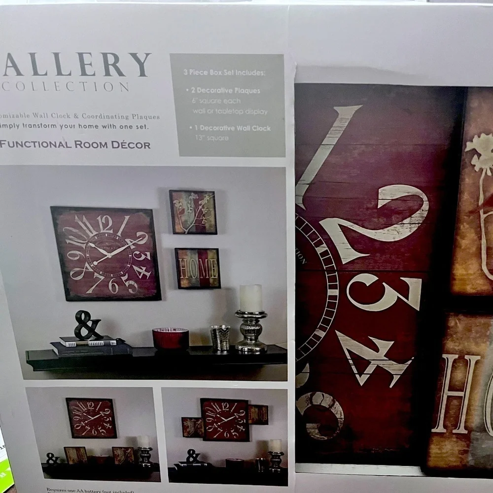 Gallery Collection 3-Piece Wall Decor Set – Rustic & Functional Design - Picture 4 of 15